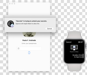 Using The Ï£¿watch To Unlock Secrets In Macos Catalina   Analog Watch  HD Png Download