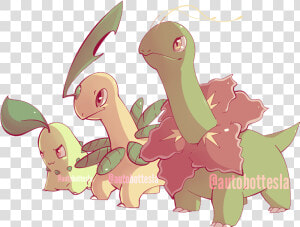 Chikorita Bayleef Meganium  HD Png Download