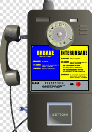 Booth Clipart Public Phone   Telefono A Gettoni Sip  HD Png Download