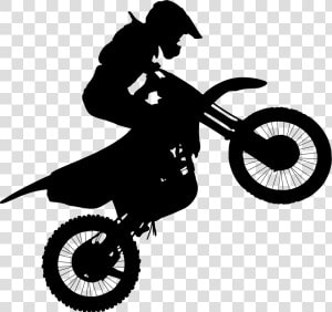 Motocross Silhouette 2 Clip Arts   Motocross Png  Transparent Png