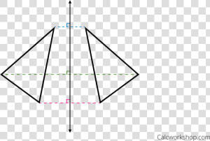 Reflection Example   Triangle  HD Png Download