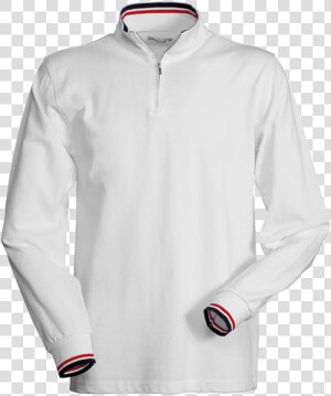 Long Sleeve Polo Privè Half Zip   Long sleeved T shirt  HD Png Download