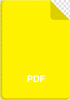 File Icon  Vector File  Pdf Icon  Pdf  Flat Icon   File Icon Yellow  HD Png Download