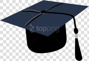 Transparent Cap And Gown Png   Blue Graduation Cap Png  Png Download