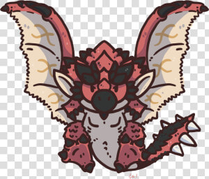 Rathalos In Monster Hunter Games   Monster Hunter World Rathalos Chibi  HD Png Download