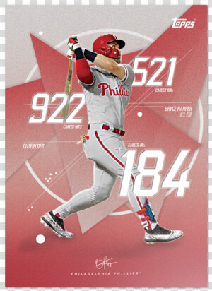 Limited Edition Phillies Card B   College Baseball  HD Png Download