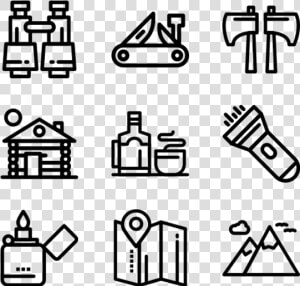 Tourism And Outdoor Recreation   Museum Icons  HD Png Download