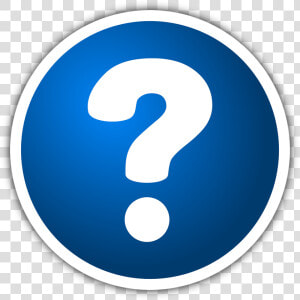 Question Mark Blue Button Icon Png   Question Mark Button Icon  Transparent Png