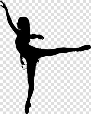 Performing Arts choreography ballet Dancer   Silhouette  HD Png Download