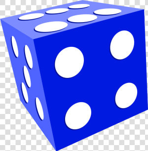 Hd Bunco Dice Clipart   Blue Dice Png  Transparent Png