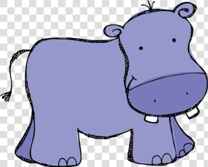 Clip Art Hippo  HD Png Download