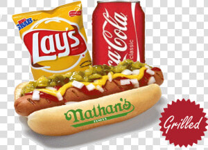 Chips And Soda Png   Dodger Dog  Transparent Png