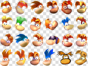 Picture Black And White Library Rayman Head Composition   Rayman 3 Artwork  HD Png Download