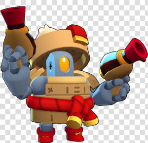 He Has 2 Skins   Brawl Stars Dumpling Darryl  HD Png Download