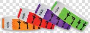 3 4 Tyvek Wristband Halloween zombie Hands   Sock  HD Png Download