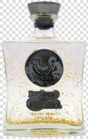 Leyenda De Mexico Blanco Tequila With 24 Gold Flake   Perfume  HD Png Download