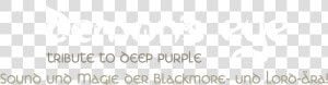 Sound Und Magie Der Blackmore Und Lord Ära Von Deep   Calligraphy  HD Png Download