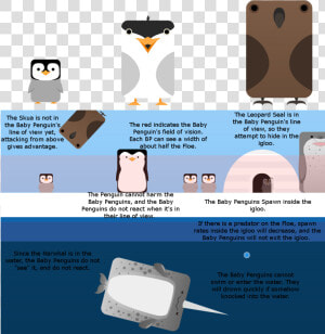  artwork Stats  Three New Arctic Birds Baby Penguin    Cartoon  HD Png Download