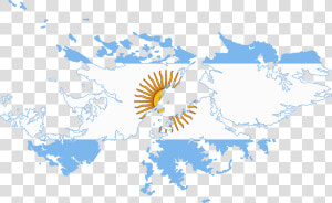 Flag Map Of Falkland Islands   Islas Malvinas Argentinas Png  Transparent Png