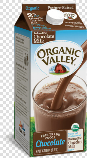 Organic Valley Chocolate Milk  HD Png Download