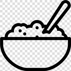 Soup Clipart Hot Porridge   Rice Bowl Icon Png  Transparent Png