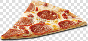 Thin Crust Pepperoni Pizza Slice  HD Png Download