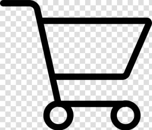 Shopping Cart   Line Shopping Cart Icon  HD Png Download