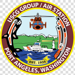 Airsta Port Angeles   Coast Guard Station Port Angeles Logo  HD Png Download