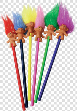  transparent  troll Doll  pencil  tp   Trolls Pencil Toppers  HD Png Download