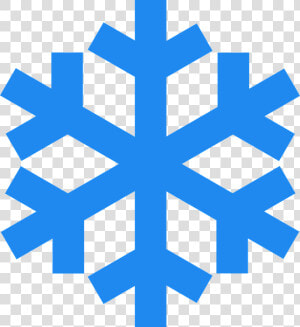 Floco De Neve  Inverno  Cristal De Gelo  Azul  Cristal   Snowflakes Clipart Simple  HD Png Download