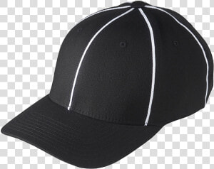 Black White Referee Hat   Baseball Cap  HD Png Download