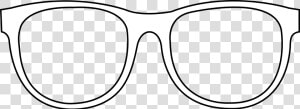 Glasses Clipart   Clip Art Sunglasses Black And White  HD Png Download