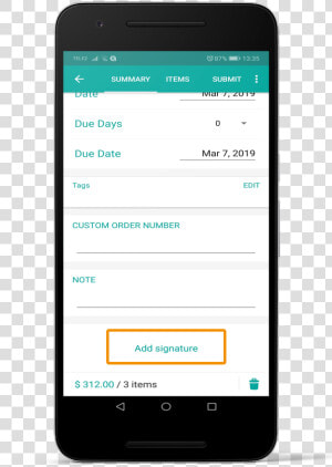 Purchase Order Mobile App  HD Png Download