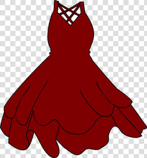 Burgandy Dress Clip Art  HD Png Download