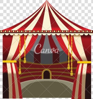 Transparent Circus Tent Clipart   Canva  HD Png Download