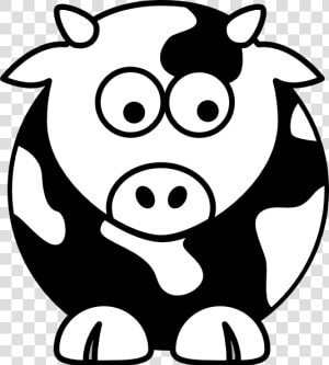 Clip Art Black And White   Black And White Cows Clipart  HD Png Download