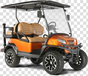 Onward Lifted 4 Passenger Passenger Side Front Orange   Club Car Onward Orange  HD Png Download