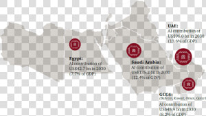 Which Regions Will Gain The Most From Ai   Tree  HD Png Download