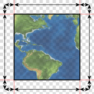 Diagram If The Earth Was Square  To Help Visualise   Earth  HD Png Download