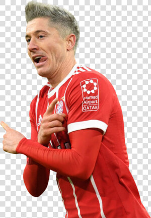 Robert Lewandowski Silver Hair  HD Png Download