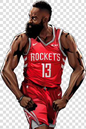 Profile Art James Harden   Houston Rockets  HD Png Download