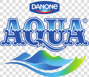 Danone Aqua   Png Download   Logo Aqua Danone Png  Transparent Png