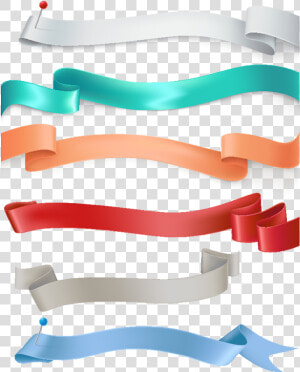 Ribbon Banner Png Decorative   Ribbon In Different Colour  Transparent Png