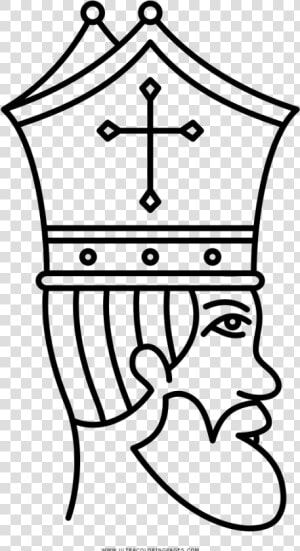 Priest Coloring Page   Transparent Cartoons  HD Png Download