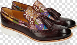 Loafers Amelie 60 Textile Glory Burgundy   Sandal  HD Png Download