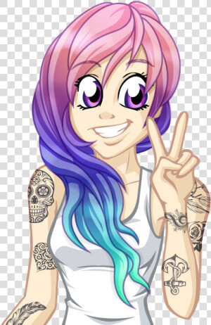 Tattoo Girl Stickers   Love Girl Stickers Png  Transparent Png