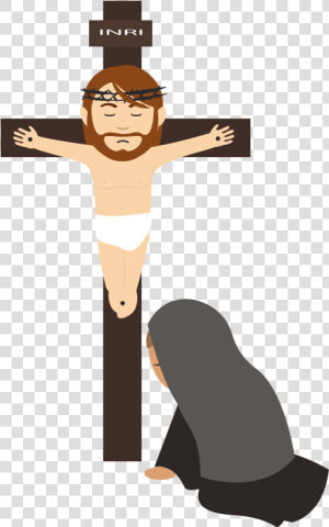 Transparent Cruz De Cristo Png   Jesus En La Cruz Png  Png Download