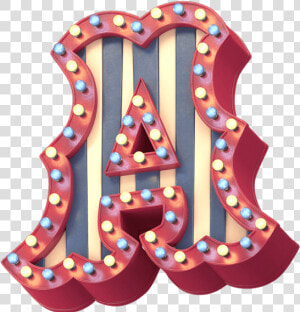 3d Bright Carnival Typeface   Carnival Letter A Png  Transparent Png