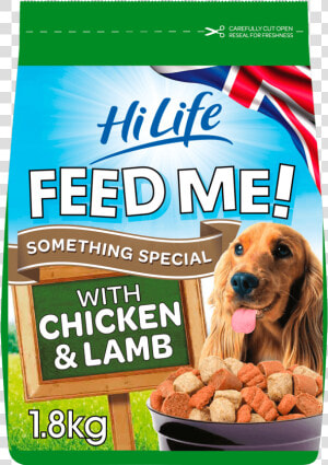 Hilife Feed Me Something Special With Chicken  amp  Lamb   Dog Food  HD Png Download