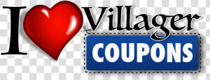 Villager Coupons   Heart  HD Png Download